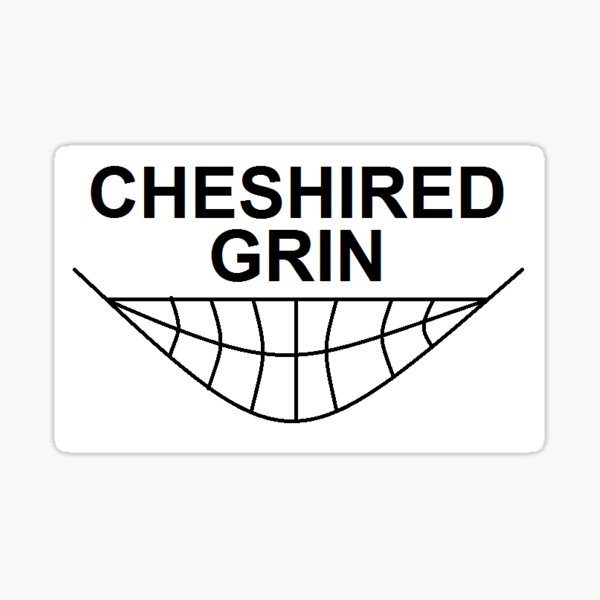 The Famous Grin Sticker