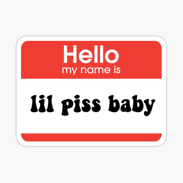 lil piss baby  Sticker