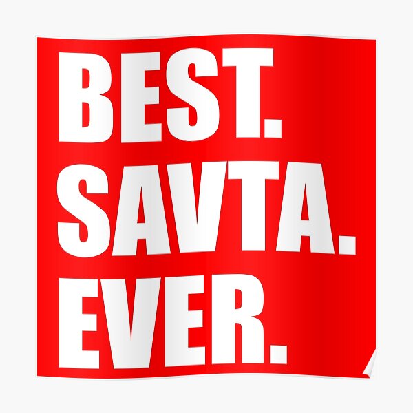 Best Savta Ever Jewish Grandmother Poster