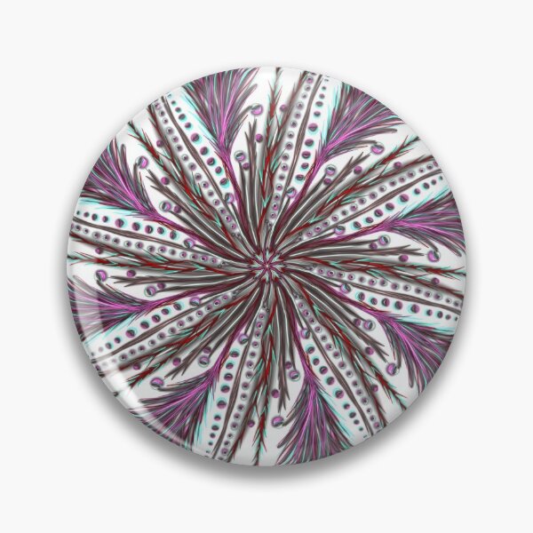 Item preview, Vibrant bronze with wispy feathers in the round designed and sold by busyBeanz.