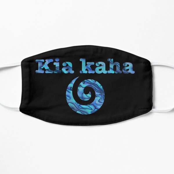 Kia kaha koru Flat Mask