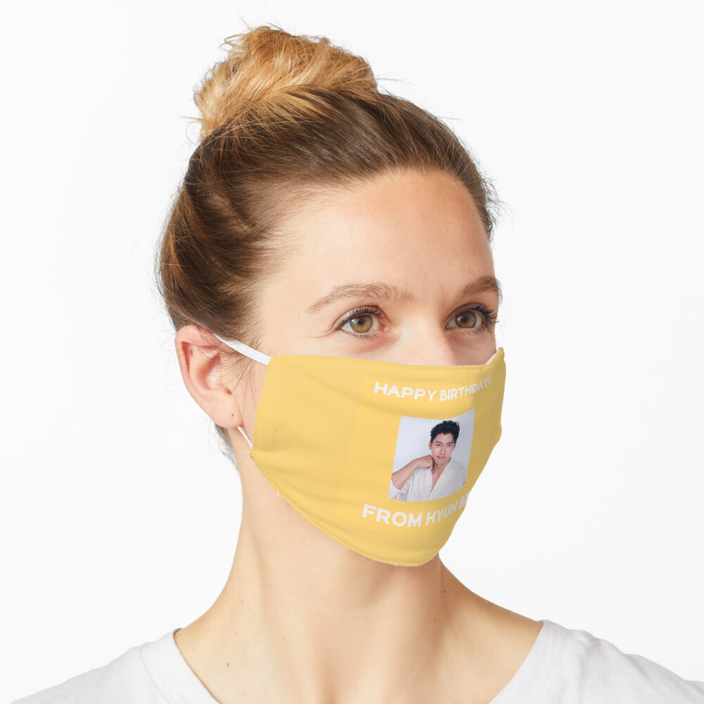 Happy Birthday From Hyun Bin Mask