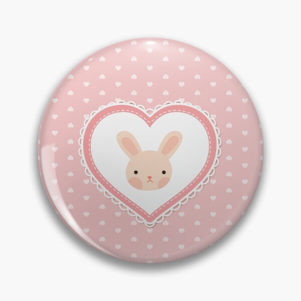 Item preview, Pink rabbit and heart designed and sold by della95.