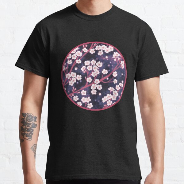 Star Sakura Galaxy pattern Classic T-Shirt