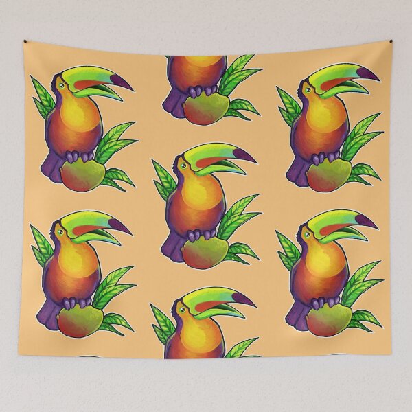 Item preview, Mango toucan  designed and sold by ArtOfBianca.