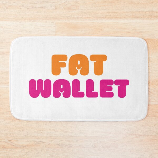 Item preview, FAT WALLET (Dunkin Design) designed and sold by LiveAndGlow.