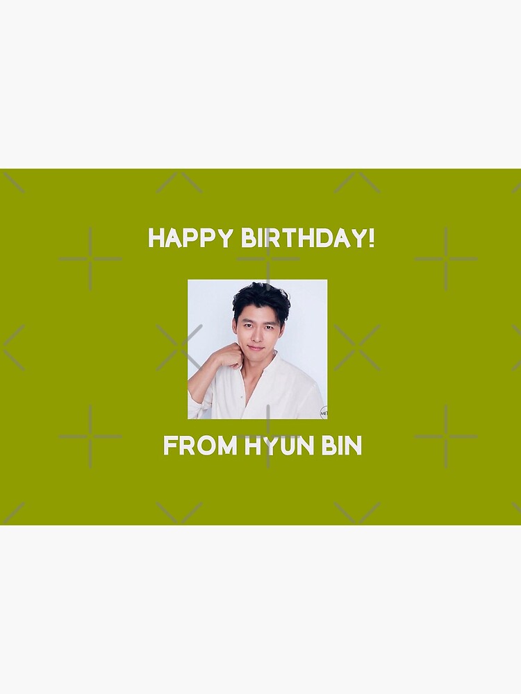 Happy Birthday From Hyun Bin by kpopkdramamerch