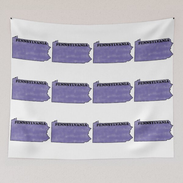 Item preview, Pennsylvania Watercolor Blue designed and sold by artbylukas.