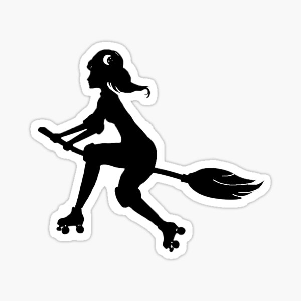 Skate Witch Sticker