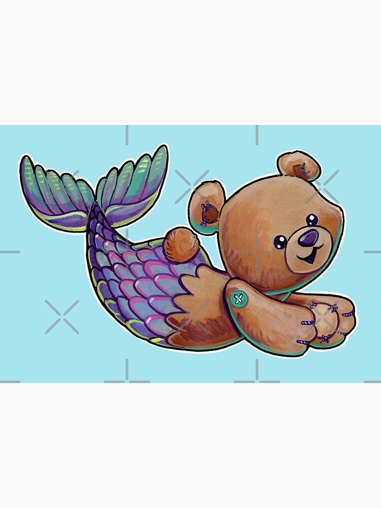 Mermaid teddy bear on sale