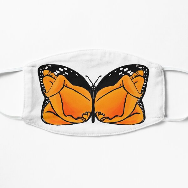 Monarch, Butterfly Design with Women Mask