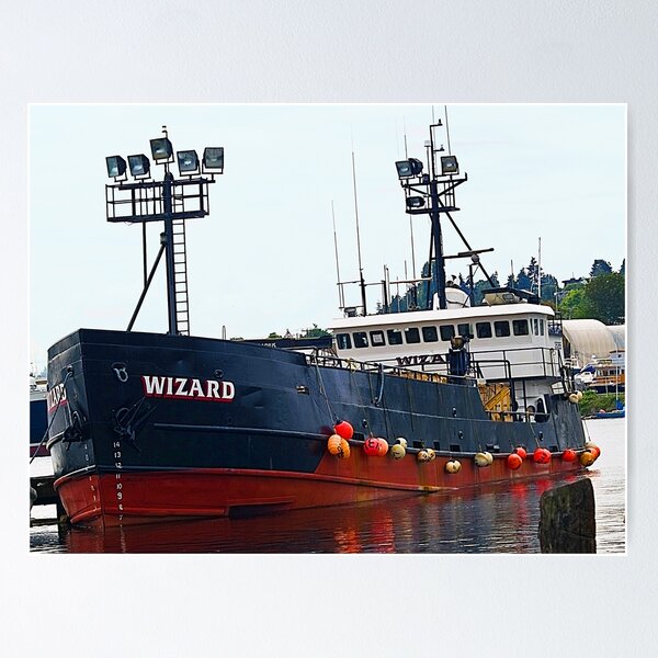 Crab Fishing Boat Wall Art for Sale