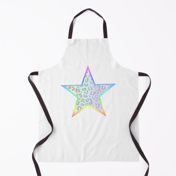 Item preview, Pastel Rainbow Leopard Print Star designed and sold by Bumblefuzzies.