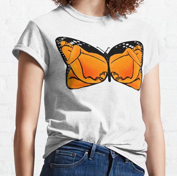Monarch, Butterfly Design with Women Classic T-Shirt