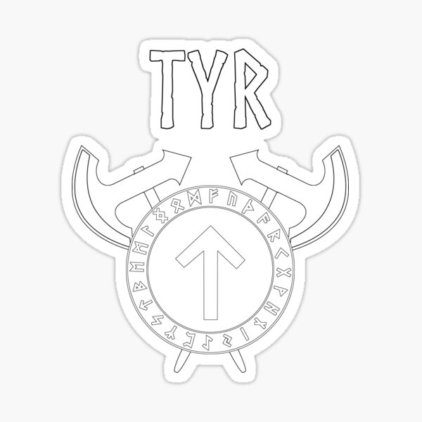 Item preview, Tyr Viking Warrior God designed and sold by Agema Apparel.