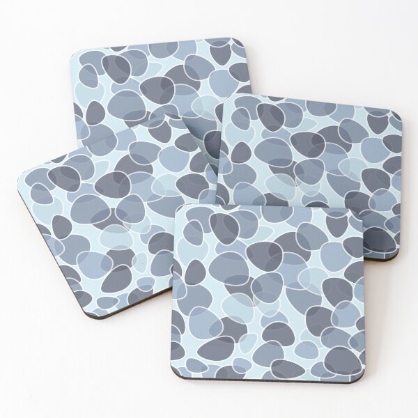 Item preview, Blue Pebbles Pattern designed and sold by dadthebubblegut.