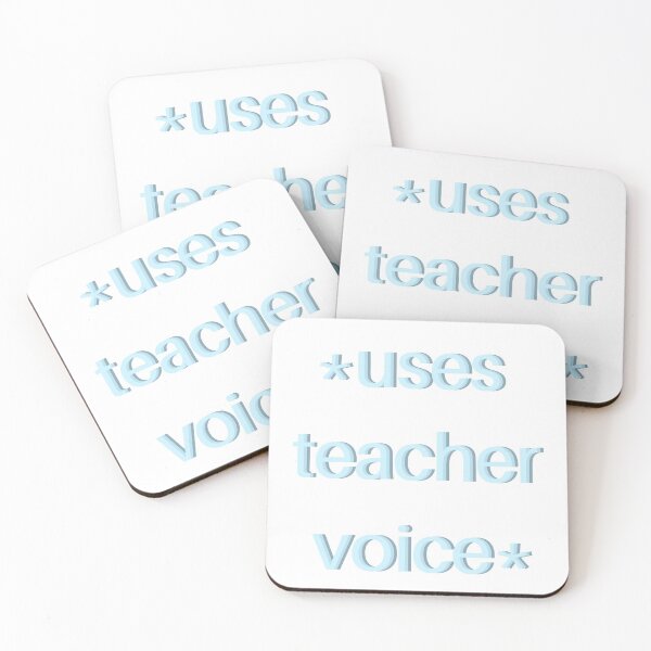 Item preview, Teacher Voice Meme designed and sold by Lindsey2022.