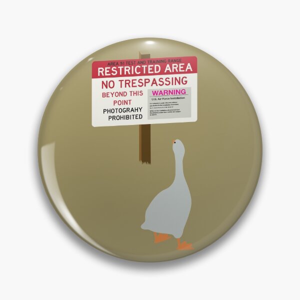 Item preview, An Untitled Goose Goes to Area 51 designed and sold by brainthought.