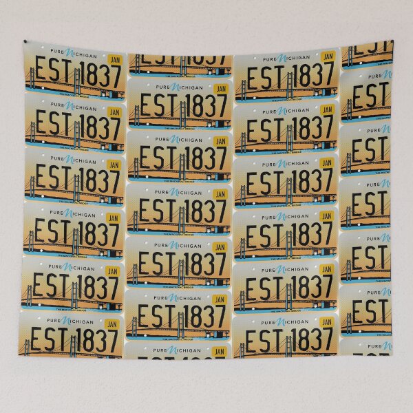 Item preview, Michigan License Plate Est 1837 designed and sold by Tara R.