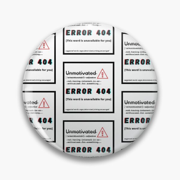 Item preview, Unmotivated in Dictionary, Error 404 designed and sold by The Athletic  Mindset.