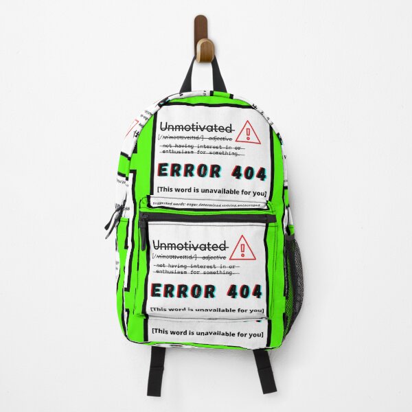 Item preview, Unmotivated in Dictionary, Error 404 designed and sold by The Athletic  Mindset.