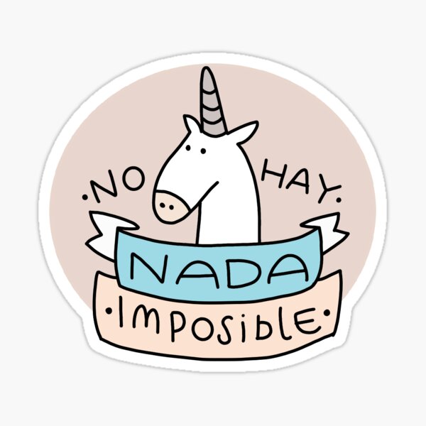 Vista previa del artículo con la obra «No hay nada imposible», diseñado y vendido por julesreyn88.