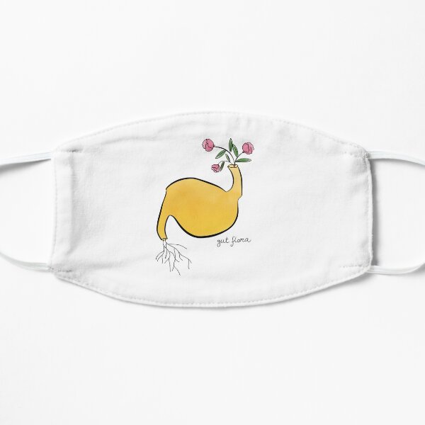 Gut flora literal design Flat Mask
