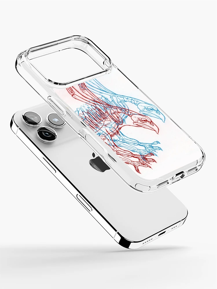 Thumbnail 2 of 5, iPhone Case, 3D Hawk designed and sold by Amphitheorem.