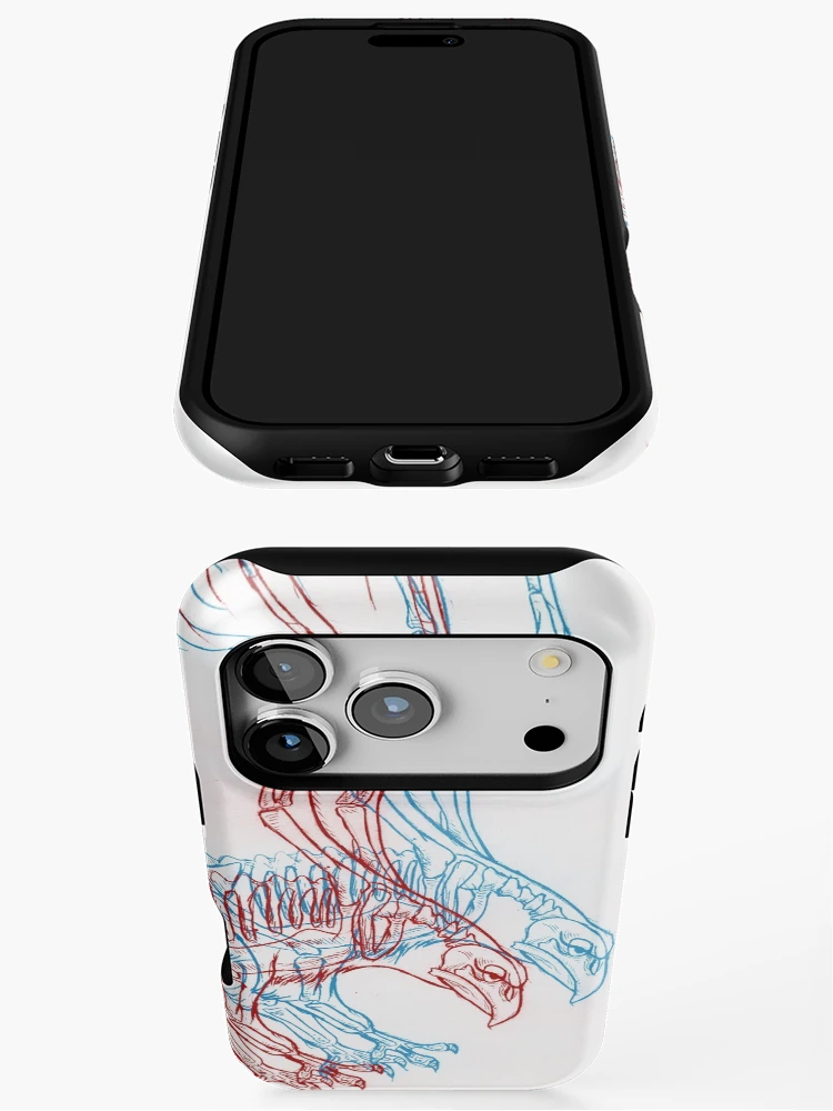 Thumbnail 3 of 4, iPhone Case, 3D Hawk designed and sold by Amphitheorem.