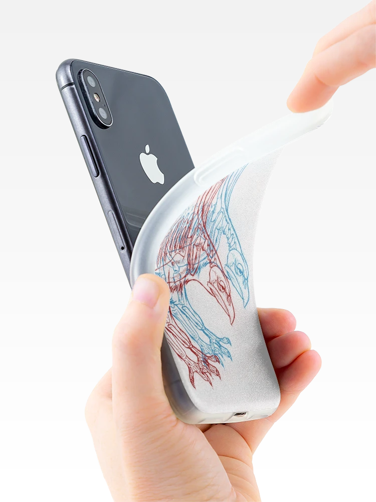 Thumbnail 4 of 5, iPhone Case, 3D Hawk designed and sold by Amphitheorem.