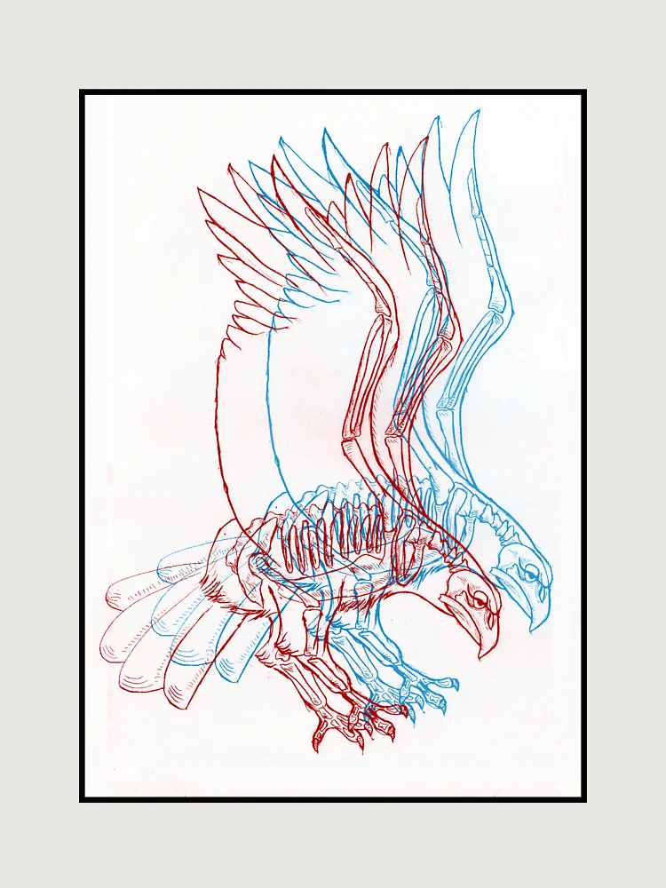 Thumbnail 6 von 6, Premium Oversized Pullover, 3D Hawk designt und verkauft von Amphitheorem.