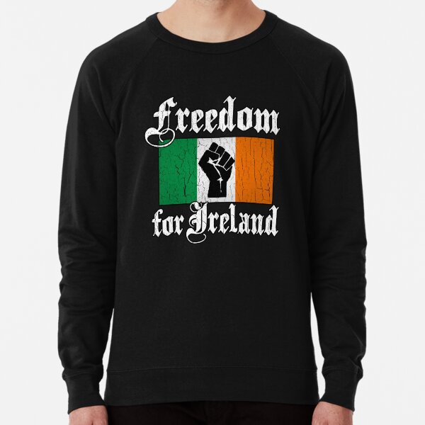Freedom for Ireland (Vintage Distressed Design) Lightweight Sweatshirt