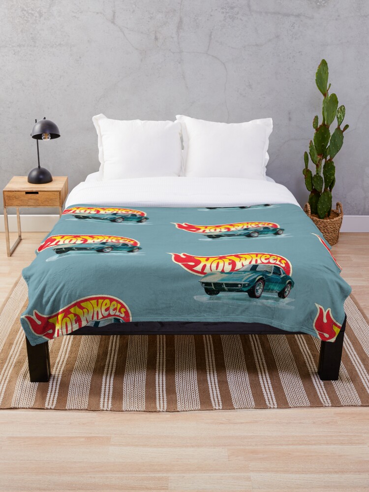 hot wheels throw blanket