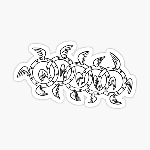 Angelic Thrones Sticker
