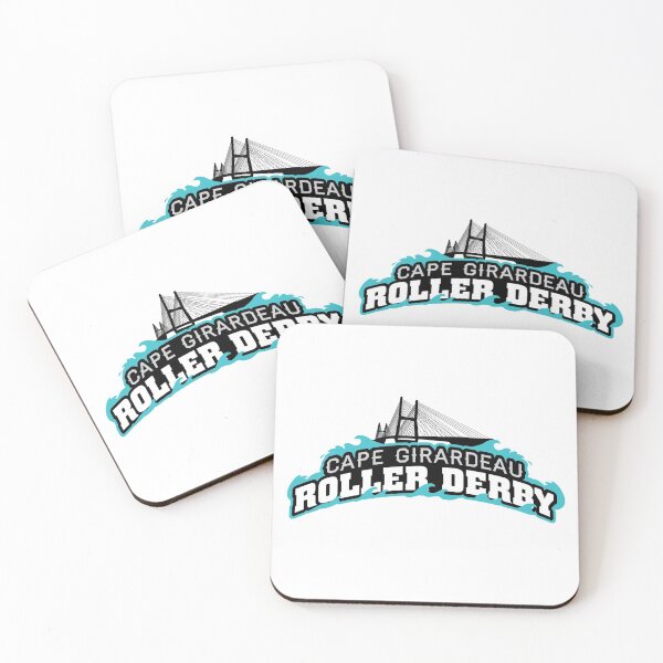 CGRD Logo White Coasters (Set of 4)