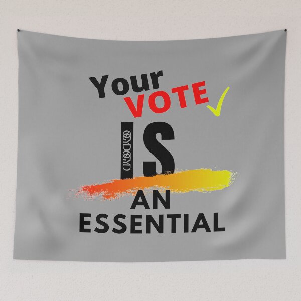 Item preview, Vote Election 2020 Ballot Democratic Republican Political Champaign American  Saying Quotes Words designed and sold by NoGrayDays1.