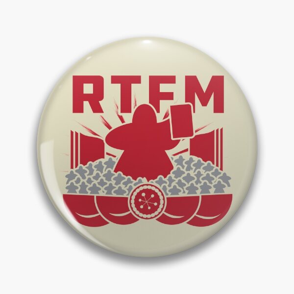 Item preview, Board Gamer RTFM (Read the Flippin' Manual) Meeples! designed and sold by brainthought.