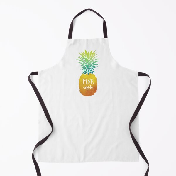 Item preview, Fine-apple Pineapple Watercolour Orange and Green designed and sold by DesignsofWhimsy.