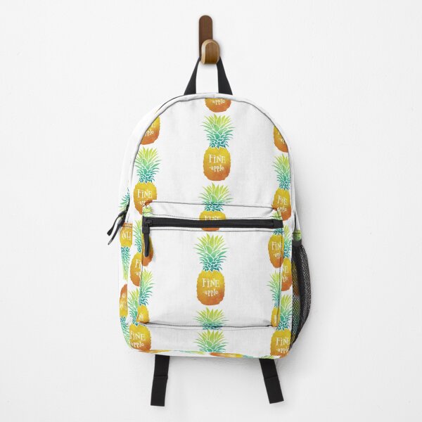 Item preview, Fine-apple Pineapple Watercolour Orange and Green designed and sold by DesignsofWhimsy.