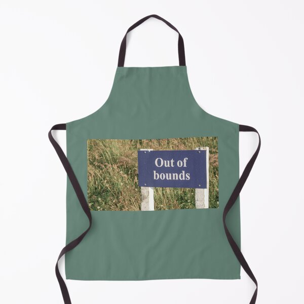 Item preview, Out of bounds sign white lettering on blue on golf course. designed and sold by Brian Scantlebury.