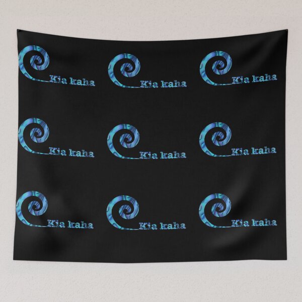 Item preview, Kia kaha koru wave designed and sold by Mayakiwi.