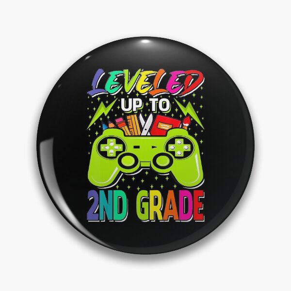 Item preview, Leveled Up To 2nd Grade Gamer Back To School First Day designed and sold by Brigitte98.