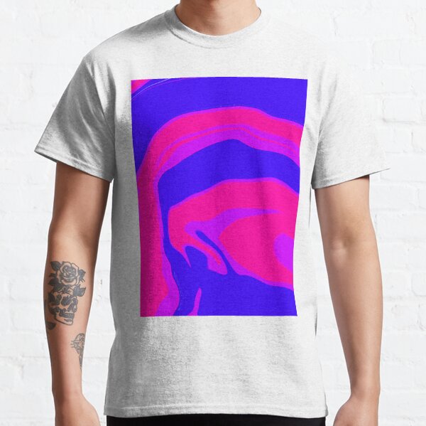 Purple And Pink T Shirts Redbubble - coral blue number two shirt blue swoosh hair roblox