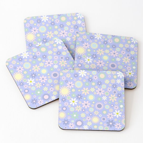 Item preview, Light Blue Background Floral Pattern designed and sold by dadthebubblegut.