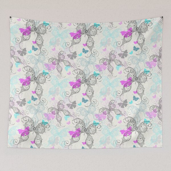 Item preview, Butterflies in delicate lace fretwork design designed and sold by headpossum.