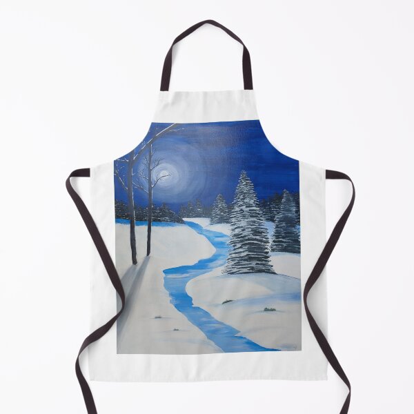 Item preview, Moonrise on a Snowy Evening designed and sold by Canvas-and-Sand.