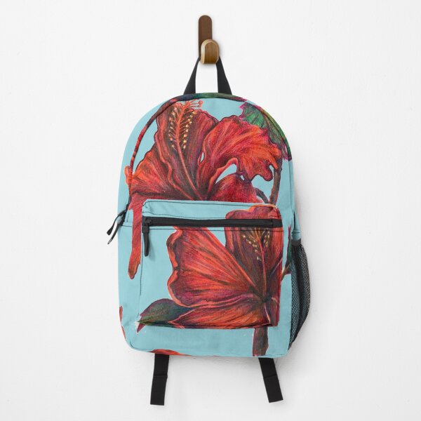 Item preview, Red Hibiscus Flowers designed and sold by BlueCatPress.