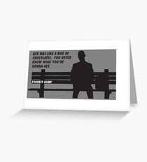 FORREST GUMP - CHOCOLATES Greeting Card