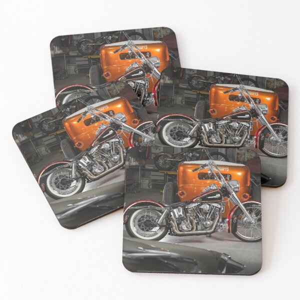 Damien King's Harley Davidson Coasters (Set of 4)