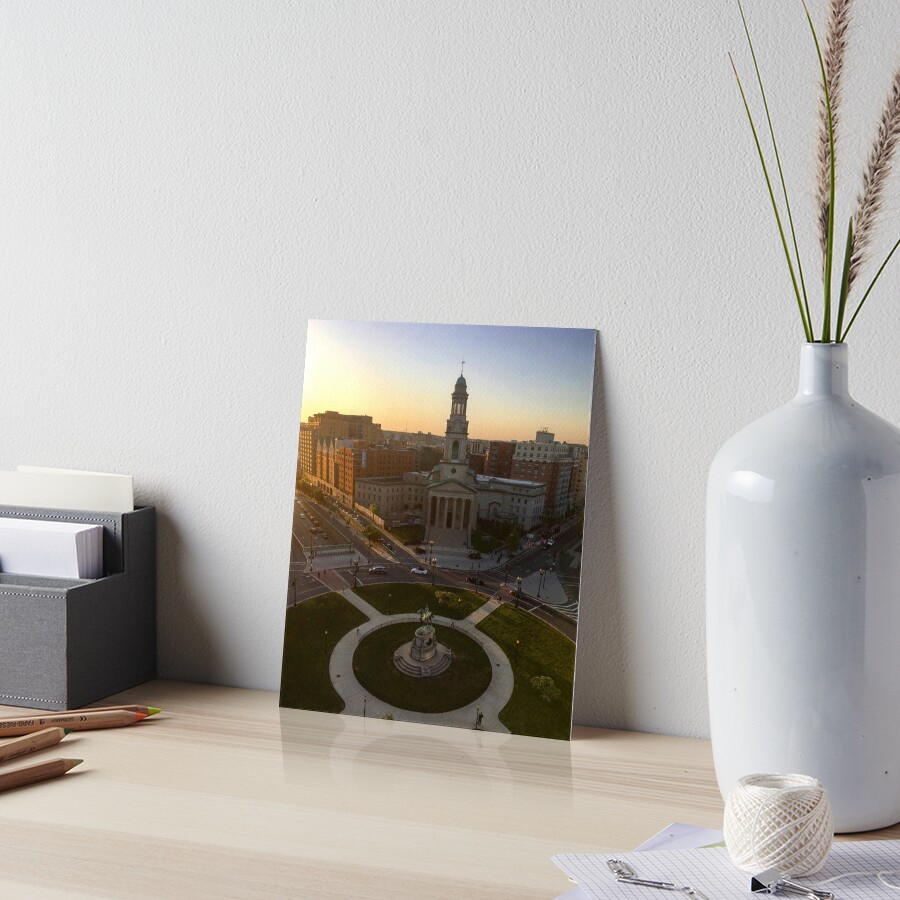 washington d.c. at sunset Art Board Print
